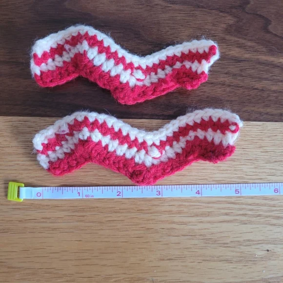 Crochet Breakfast Toy Play Food 3D BACON WAFFLES FRIED EGG - Picture 7 of 7